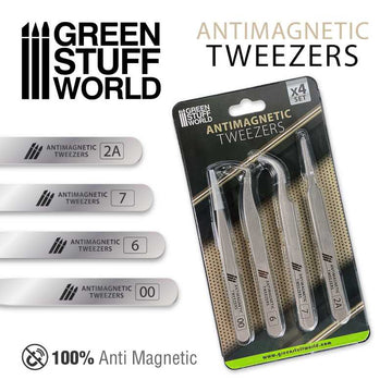 Anti-magnetic Quartz Tweezer Set