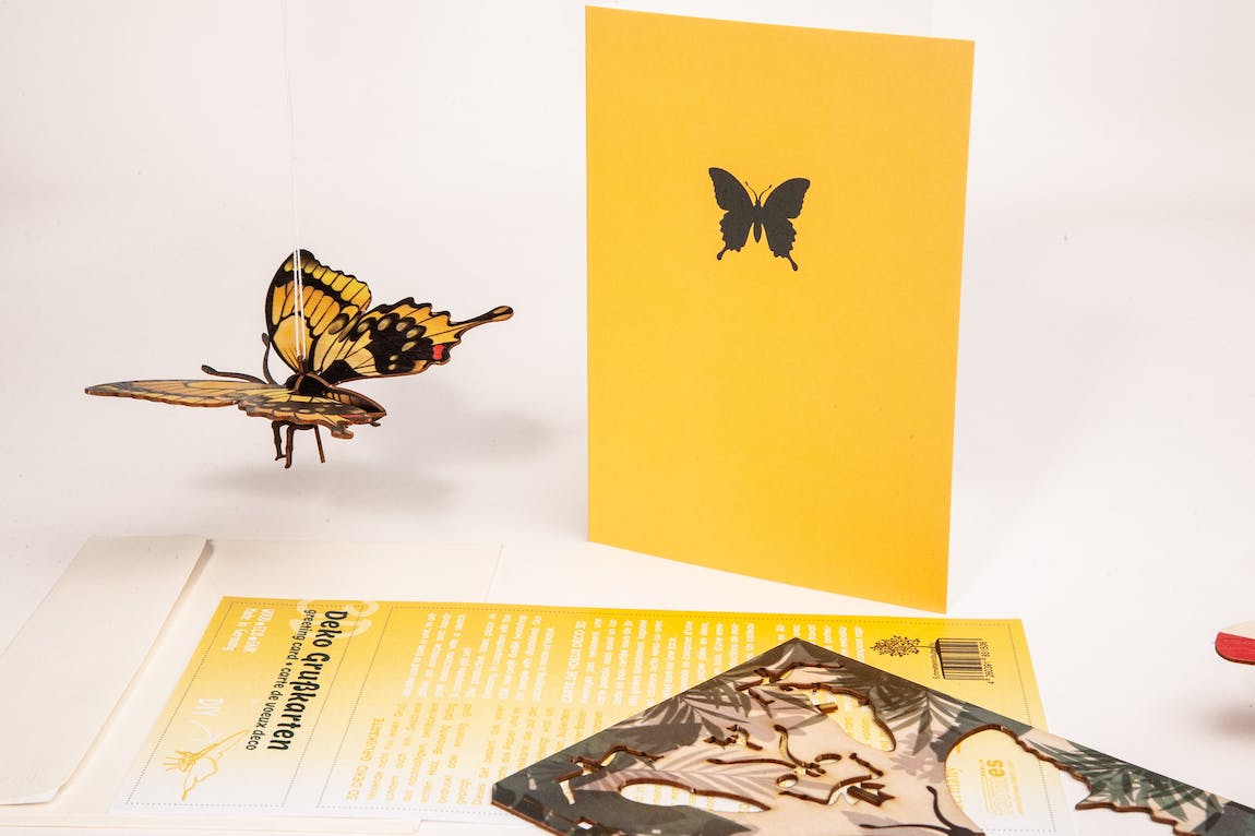 Greeting Card – 3D Butterfly