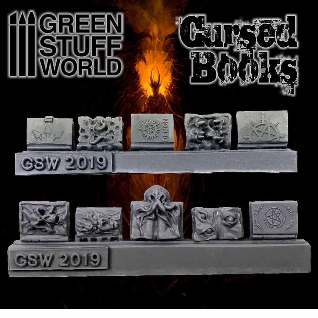 Resin Cursed Books Collection