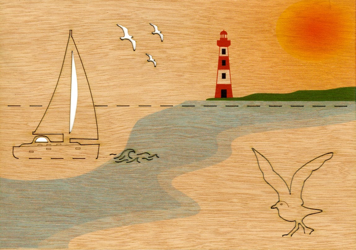 Greeting Card – PopUp Seaside