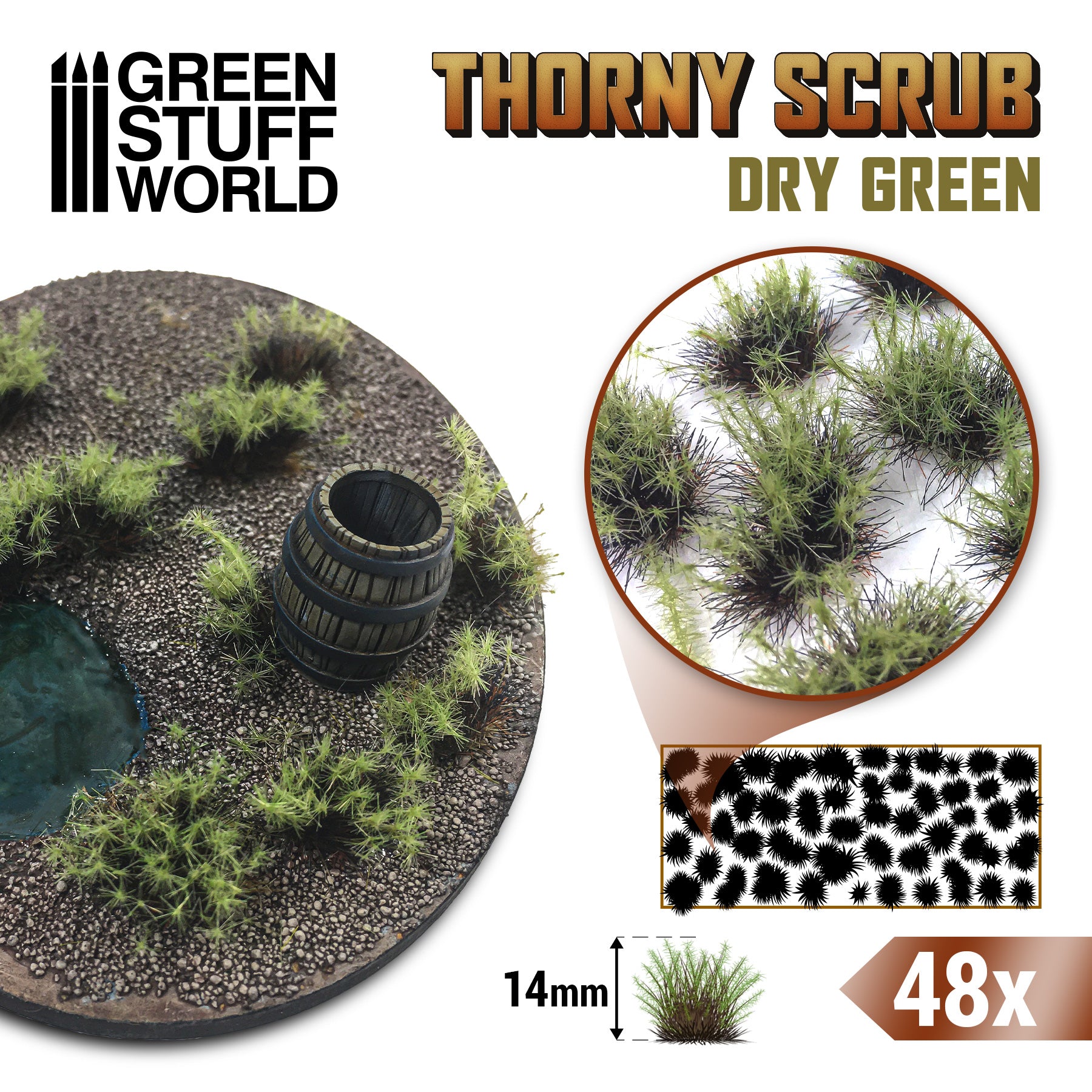Buskage – Thorny Scrub – 14mm