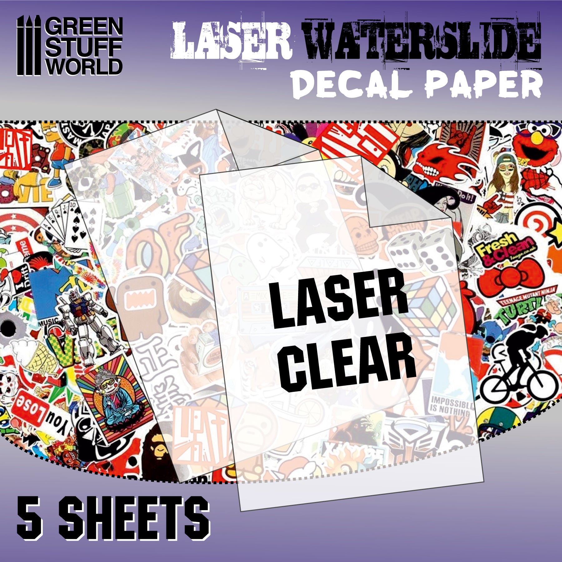 Transfer Decal Paper A4 – InkJet/Laser