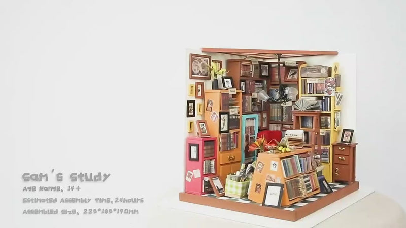 Sam's Bookstore, the cutest little diorama for the miniature bookworm in your life! 