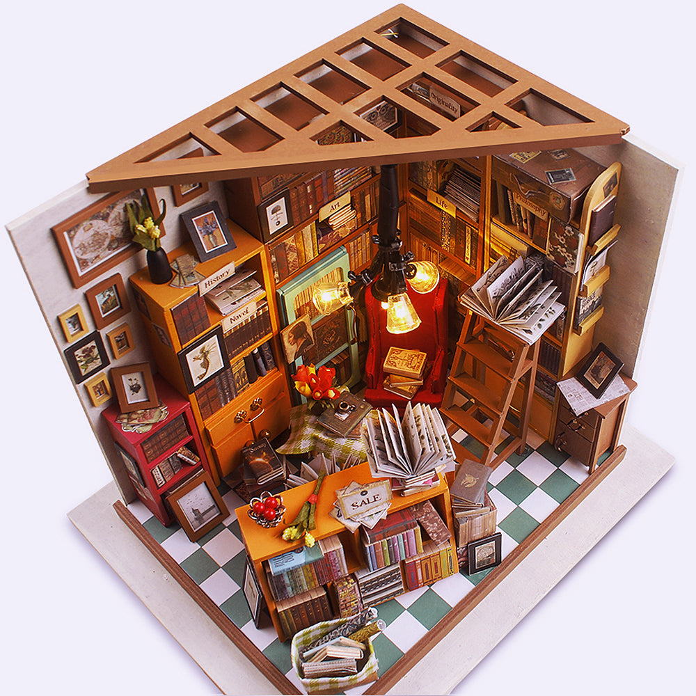 Sam's bookstore pyssel byggsats book nook