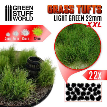 Grass Tufts – Light Green – XXL 22mm